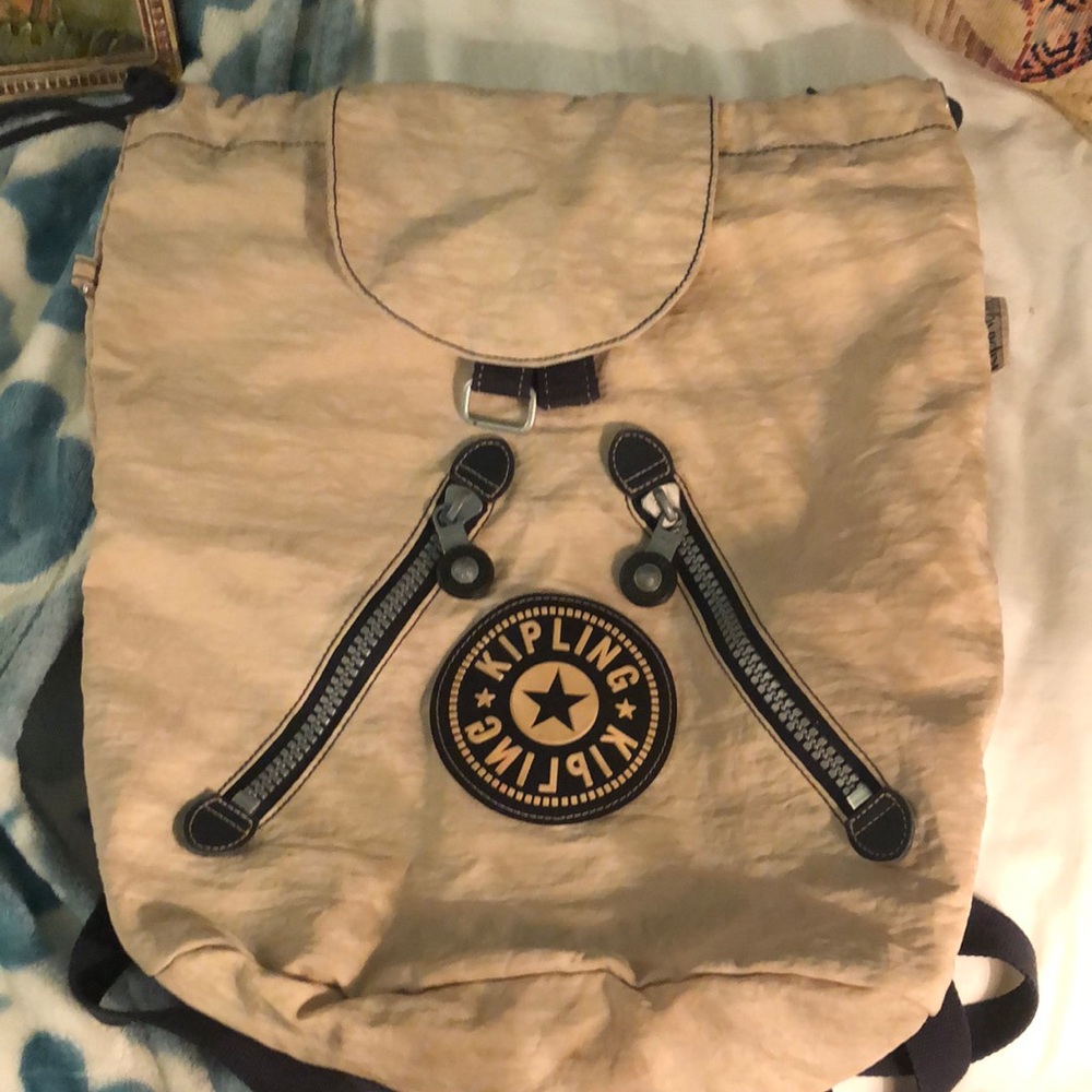 Kipling cream Backpack